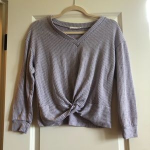 lavender sweater